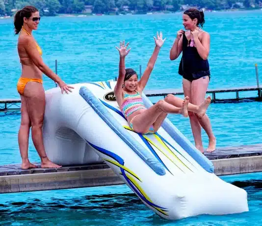 The Best Way to Make Your Lake Dock Stand Out: Slides!