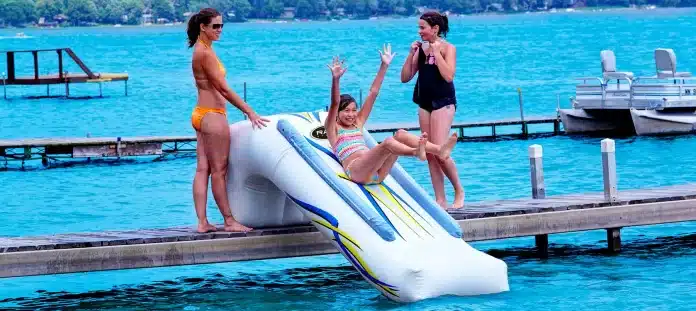 The Best Way to Make Your Lake Dock Stand Out: Slides!