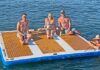 inflatable sport boats mega yacht dock 10 x 10 inflatable water platform dock