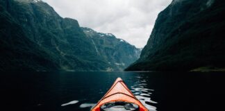 How do you store a kayak on a dock