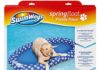 swimways paddle paws spring float dog raft large 65 lbs and up blue