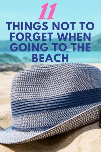 What Not To Forget For A Beach Day?
