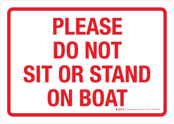 Where Not To Sit On A Boat?