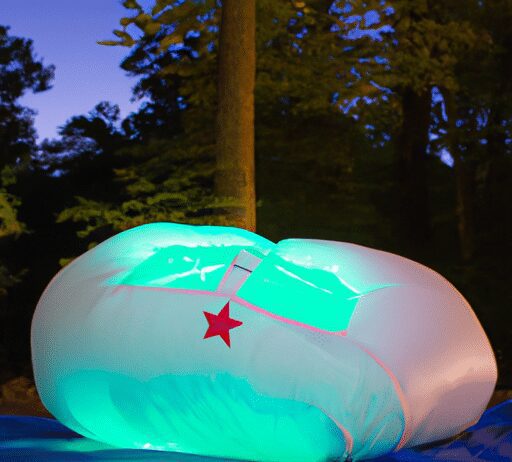 can you leave inflatables on all night