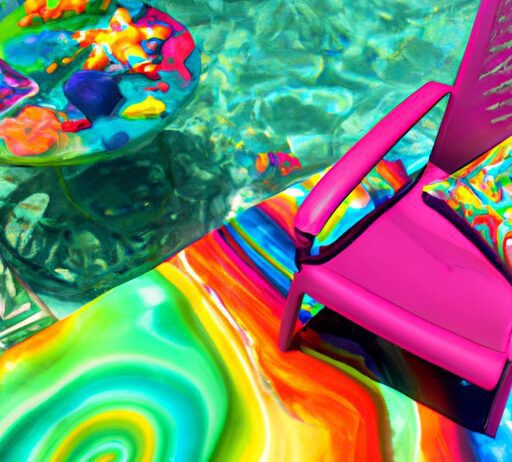 float through summer with trendy tie dye water mats