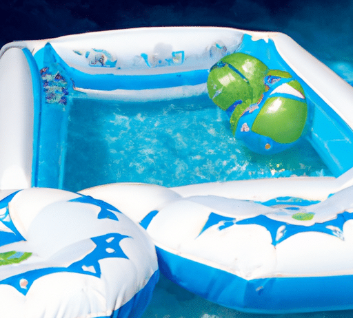 inflatable floating islands bring the party poolside