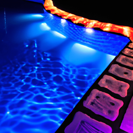 party in style with light up floating water mats