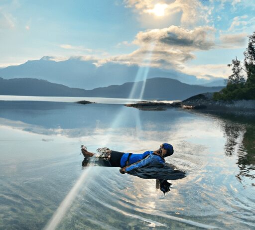 roll up and relax portable floating water mats