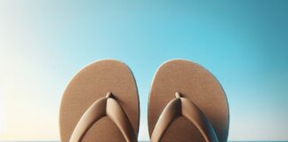 comfortable flip flops for beach walks and showers