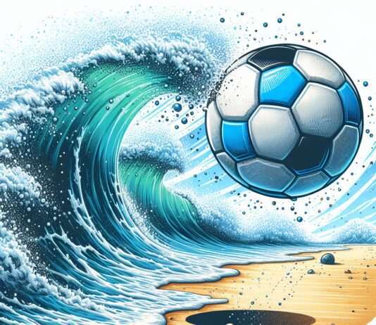 footballs to toss around in the surf and sand