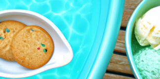 make pool time snack time with floating trays