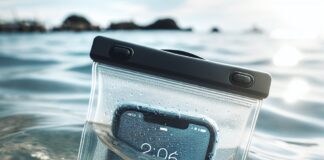 waterproof cases to protect phones at the beach