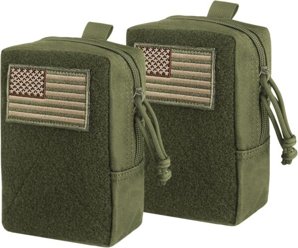 AMYIPO Mini MOLLE Pouch Multi-Purpose Compact Tactical Waist Bags Small Utility EDC Pouch