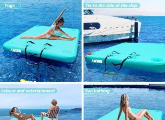 awsum inflatable floating dock review