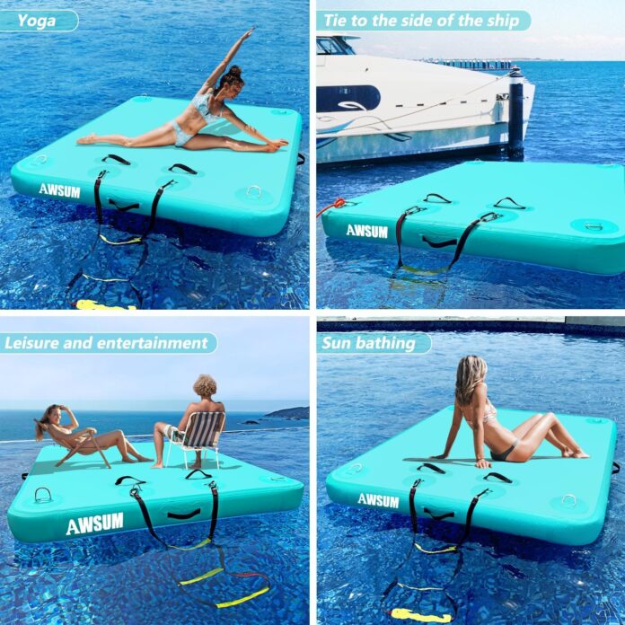awsum inflatable floating dock review