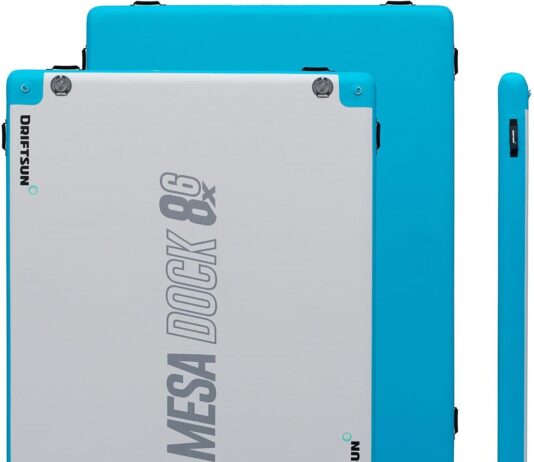 driftsun inflatable floating dock platform review