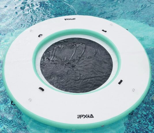 floating dock inflatable platform for lake floats swim dock review