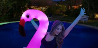 flyfreeu inflatable flamingo pool float review