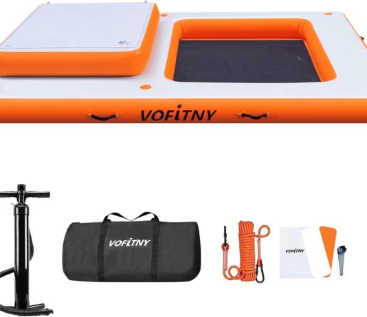 inflatable floating dock water mat platform island lake floats review