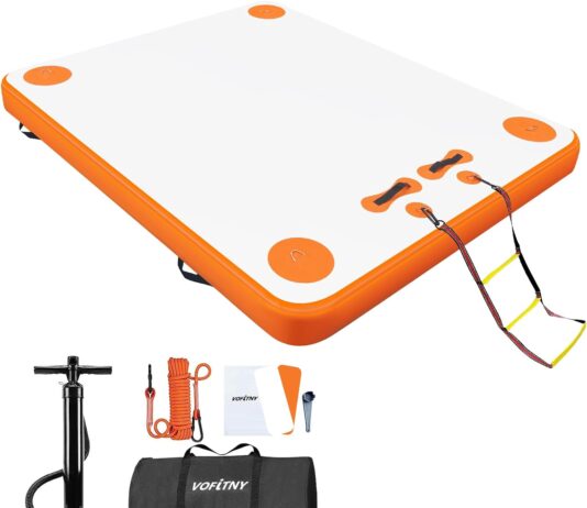 inflatable floating dock water mat review