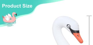 inflatable swan pool float review