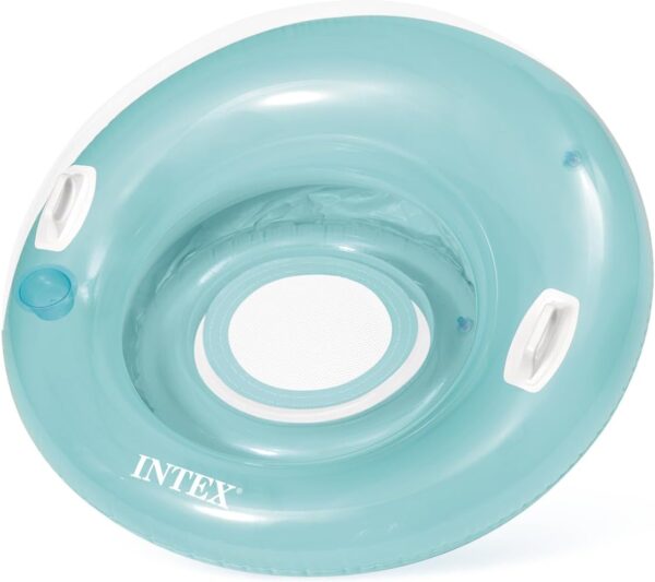 INTEX 58883EP Inflatable Sit N Lounge Pool Float: Heavy Duty Grab Handles – 47 Diameter – 220lb Weight Capacity – One Lounge – Color May Vary