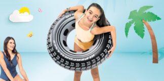 intex giant tire tube 36 review