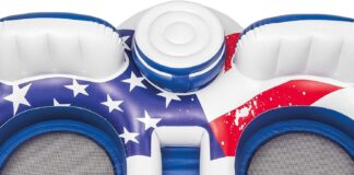 intex river run inflatable american flag review