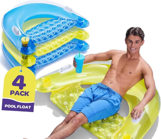 pool floats adult set of 4 inflatable chair floats review