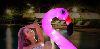 tepoal inflatable flamingo pool floats review