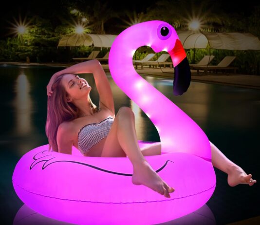 tepoal inflatable flamingo pool floats review