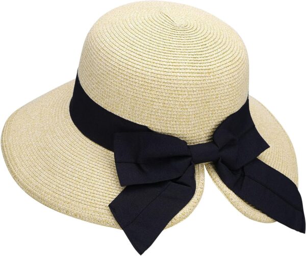Verabella Sun Hats for Women UPF 50+ Womens Lightweight Foldable/Packable Beach Sun Hat