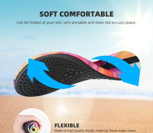 ATHMILE Quick-Dry Aqua Socks Swim Beach Water Shoes Review water shoes review