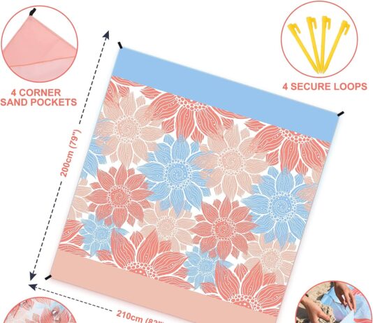 wiwigo beach blanket waterproof sandproof beach mat review