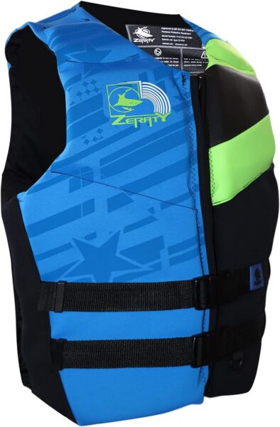 Zeraty Swim Vest Float Jacket for Adults Swimsuit Swimwear with Adjustable Safety Strap for Kayaking Fishing Surfing Canoeing Sailing