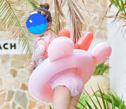 2023 new baby swimming pool floats for toddler kids 0 8 years under 44lb inflatable swim ring water raft with seat for s 1