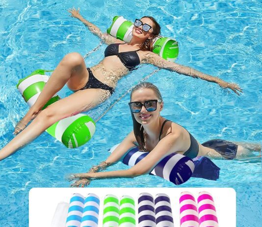 4 pack inflatable pool floats hammock water hammock lounges multi purpose swimming pool accessoriessaddle lounge chair h