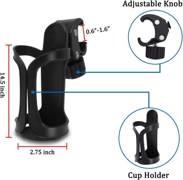boaton marine boat rail cup holder no drilling install boat drink holder for bimini top cover or pole pontoon boat acces 2