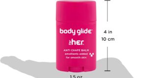 body glide for her anti chafe balm chafing stick with added emollients great for dry sensitive skin andor sensitive area 3