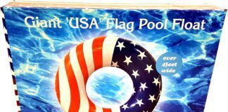 giant american flag inflatable pool floats 1