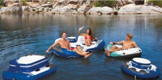 intex river run 1 water inflatable tube raft 6 pack 1