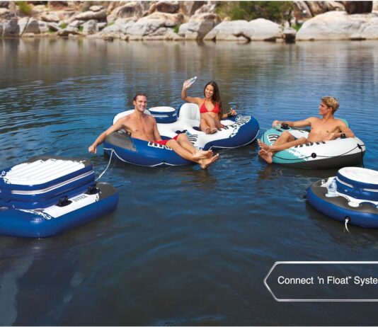 intex river run 1 water inflatable tube raft 6 pack 1