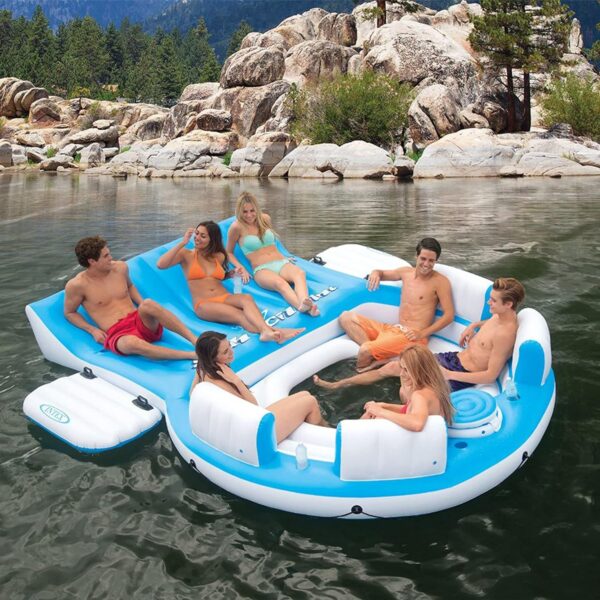 Intex Splash N Chill, Inflatable Relaxation Island, 145X125X20