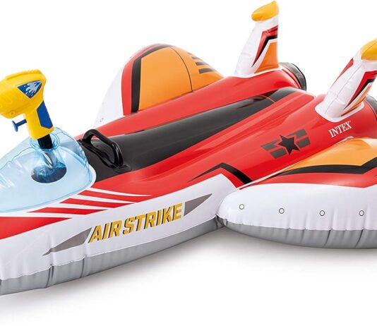 intex water gun plane ride on 46in x 46in for ages 3 1 float color may vary 3