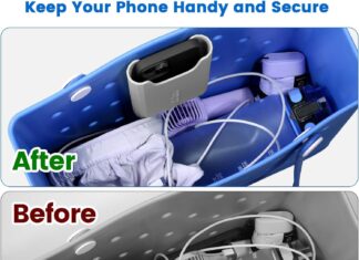 outxe silicone phone holder for bogg bag phone case holder charms accessory compatible with all bogg bags cell phone hol 2