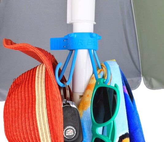 pole r bear umbrella hook towels bags beach accessories patio umbrellas hooks 1