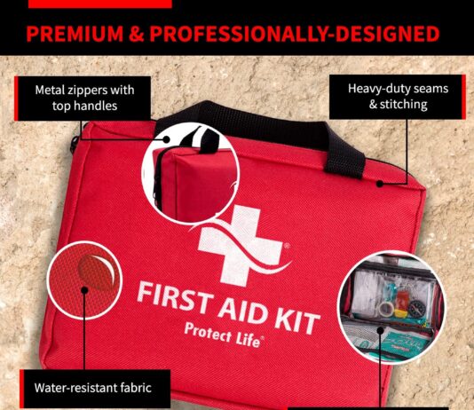 protect life first aid kit for homebusiness hsafsa eligible emergency kit hiking first aid kit camping travel first aid 1 1