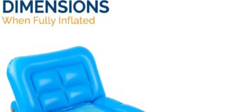 swimways comfort cloud sling seat pool chair with fast inflation arm support inflatable pool floats for adults 1