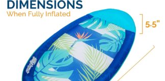 swimways spring float original pool lounge chair inflatable pool floats adult with fast inflation head rest for ages 15 1 1