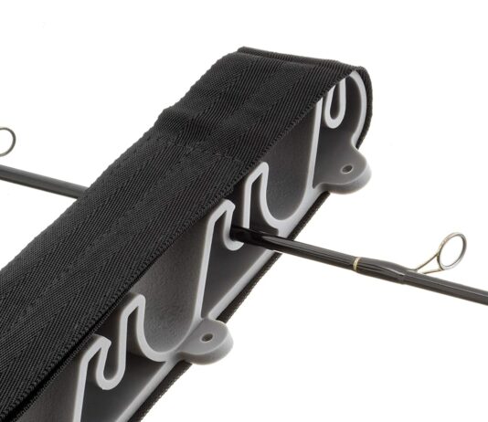 vertical mount fishing rod holder boating set of 2 2